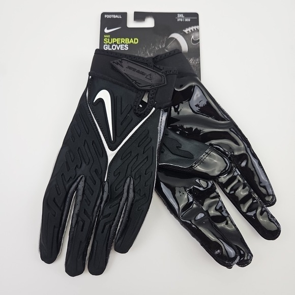 Nike Superbad Football Reciever Gloves Black Men's Size 3XL FN0279-091 New - Picture 1 of 5